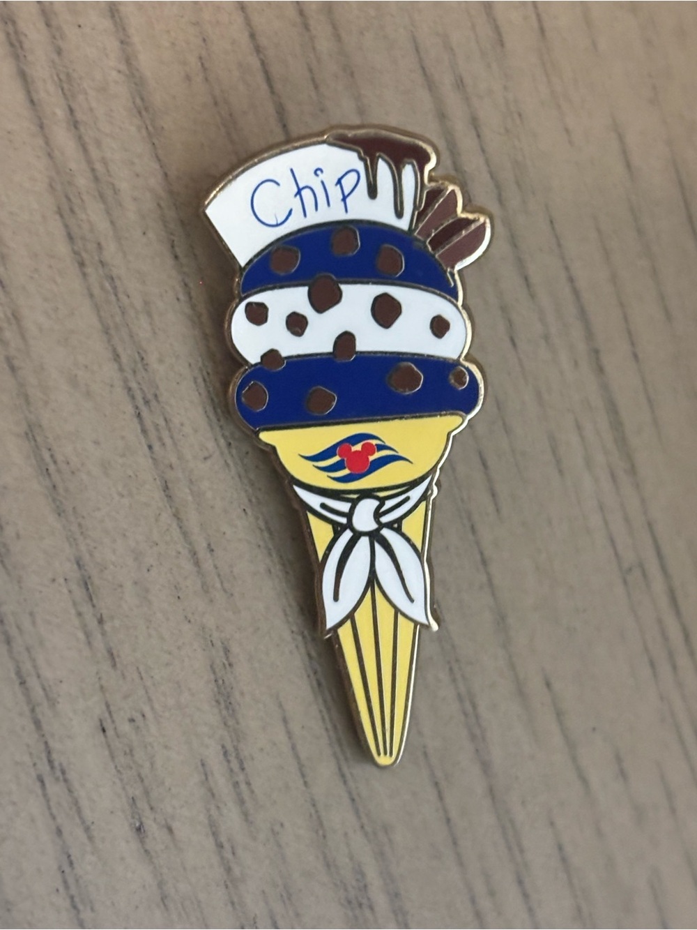 Disney Cruise Line DCL Chip Ice Cream Cone Character Trading Pin 2020